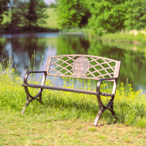 Fiberglass Memorial Garden Bench Wayfair